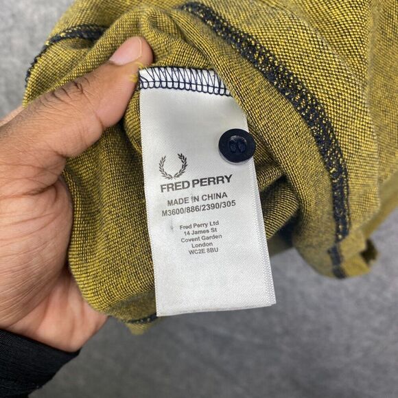 Fred Perry Polo Shirt Mens XS Slim Fit Twin Tipped Pique Logo Preppy - Picture 7 of 9